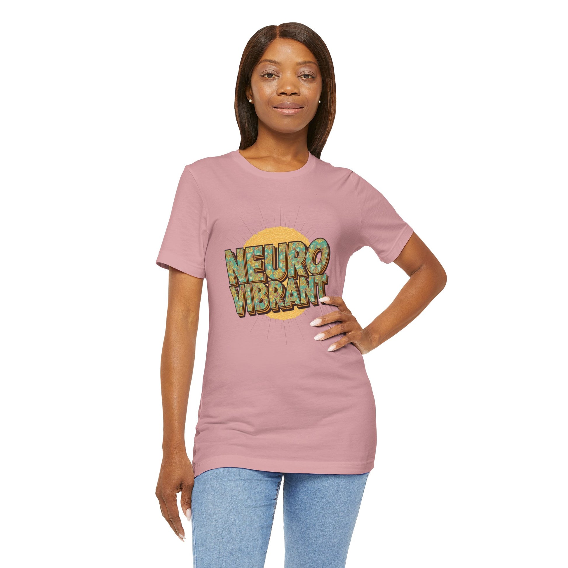 Neuro Vibrant Tee — Retro Graphic T-Shirt - You're My Kind of Weird