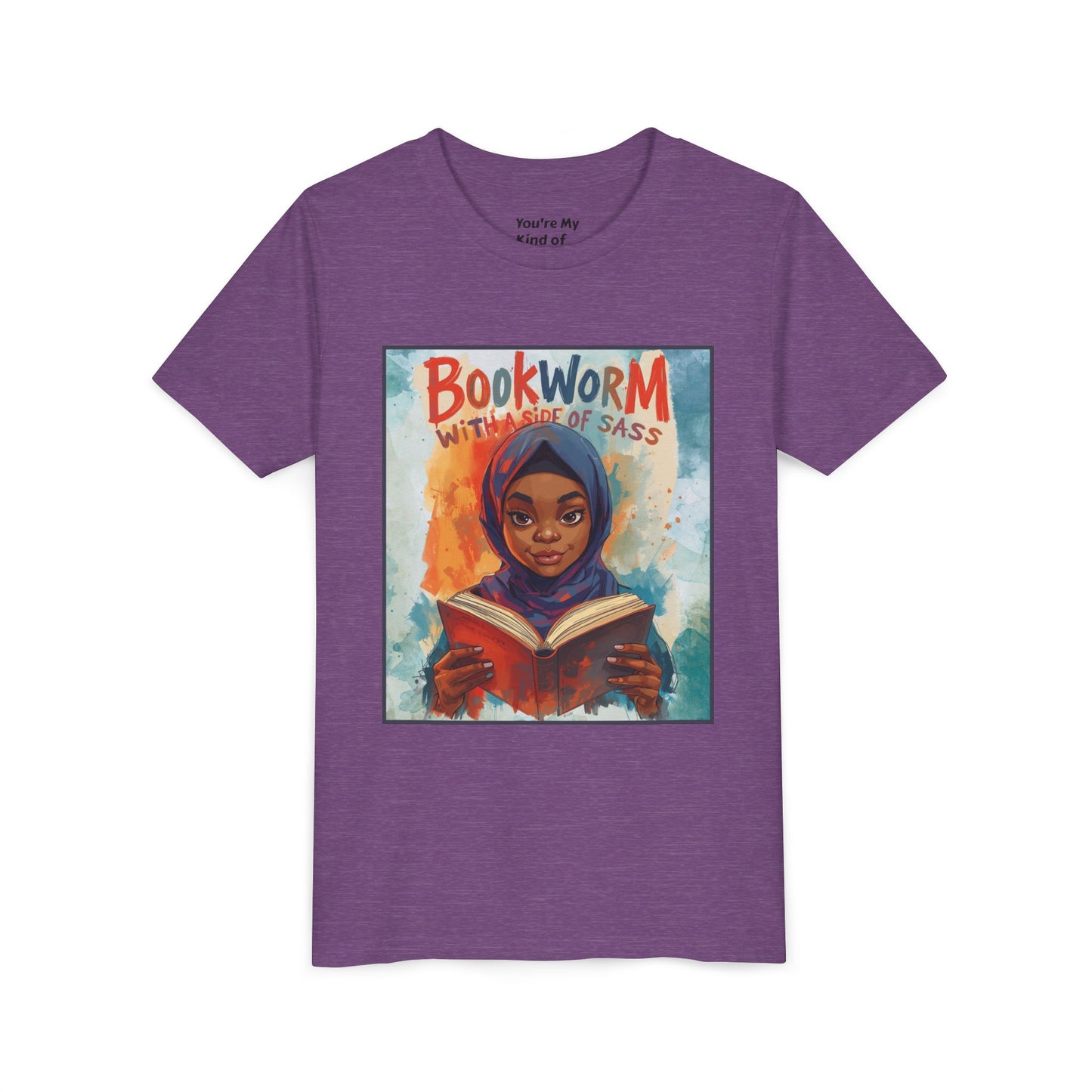 Kids Bookworm Sass Tee, Fun T-Shirt for Young Readers, Gift for Book Lovers, Back to School Apparel, Cute Kid's Graphic Tee