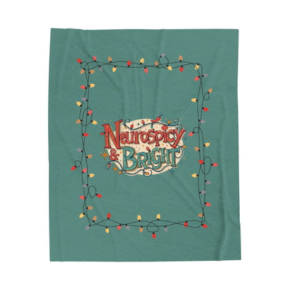 Neurospicy & Bright Plush Blanket – Colorful Cozy Throw for Neurodivergent Comfort - You're My Kind of Weird