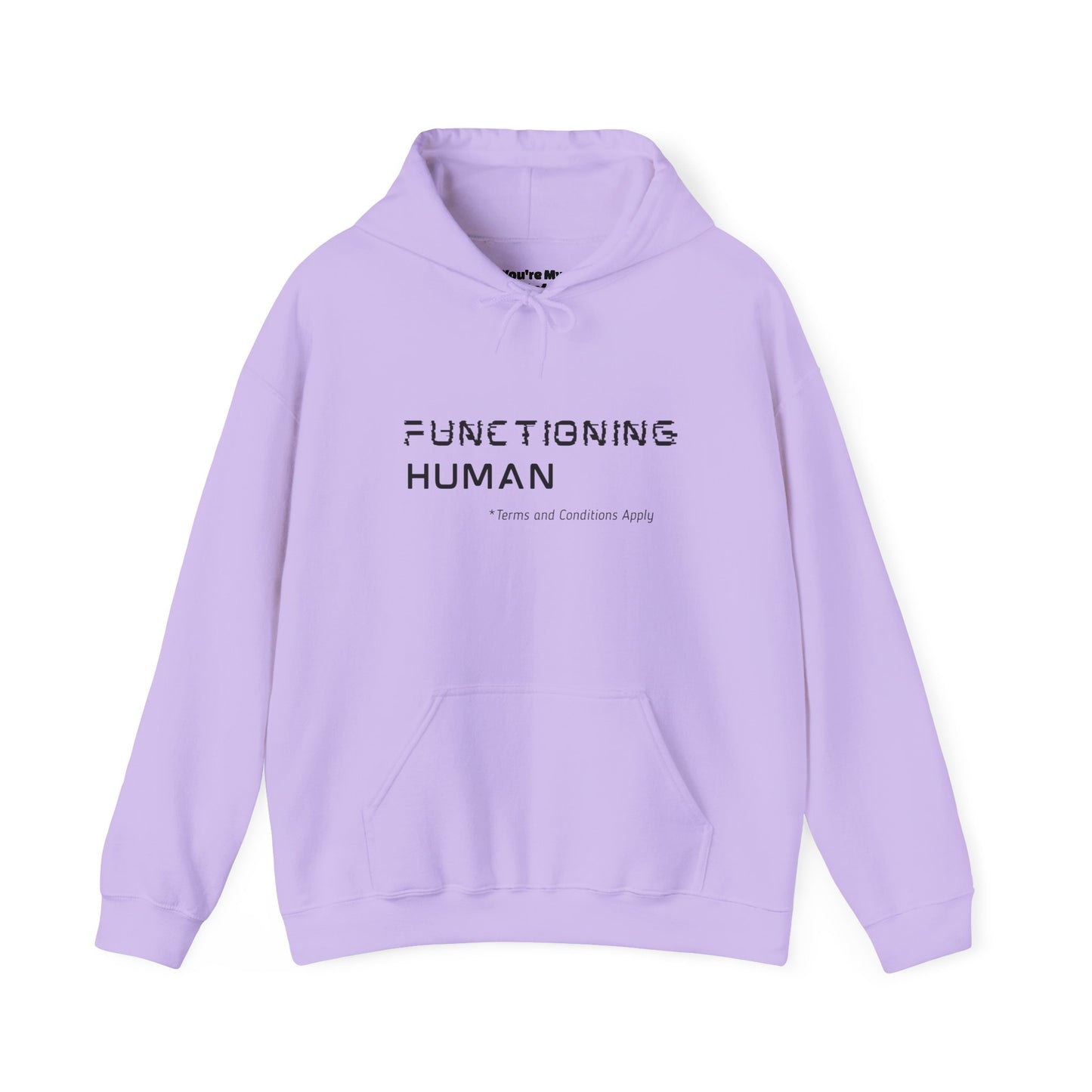 Functioning Human Hoodie – Funny Unisex Heavy Blend™ Sweatshirt, Cozy Cotton-Poly Blend, Casual Gift