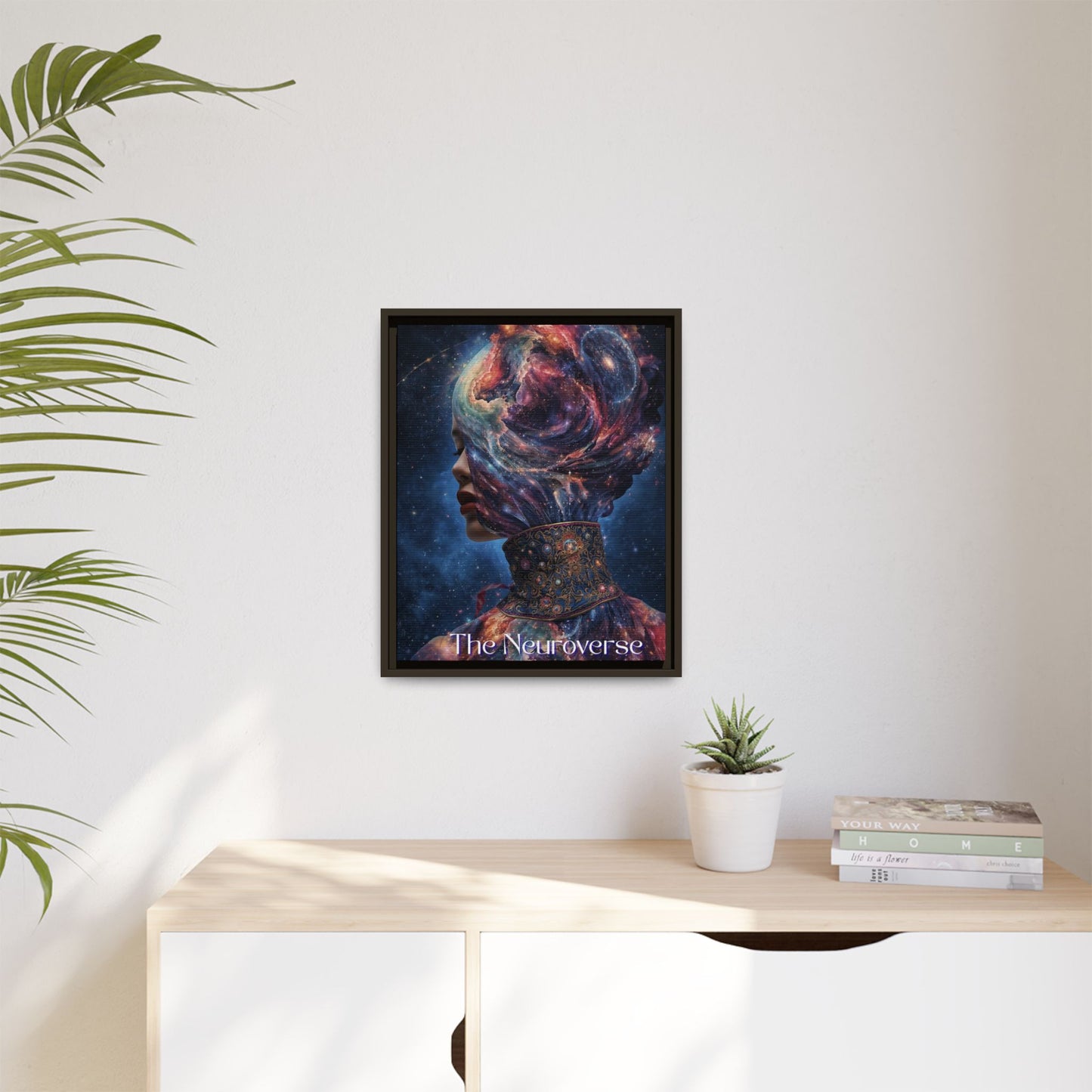Neuroverse Framed Canvas – Cosmic Wall Art for Creative & Curious Minds | Vibrant Galaxy - Inspired Home Decor - You're My Kind of Weird
