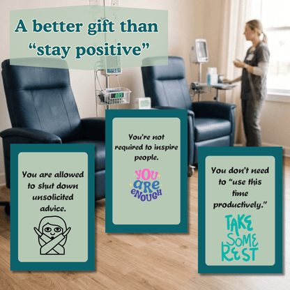 Printed Cancer Support Cards – No Cheerleading Required - You're My Kind of Weird