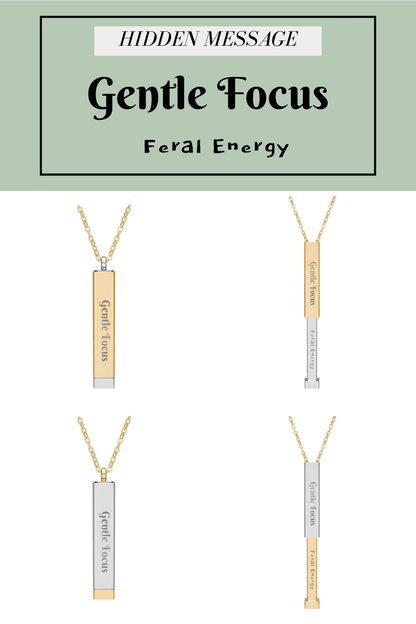 Hidden Message Necklace, Sliding Bar Necklace - You're My Kind of Weird
