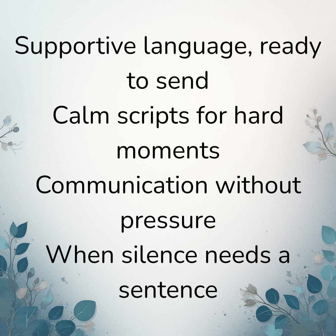 Communication Scripts for Low Energy Days - You're My Kind of Weird