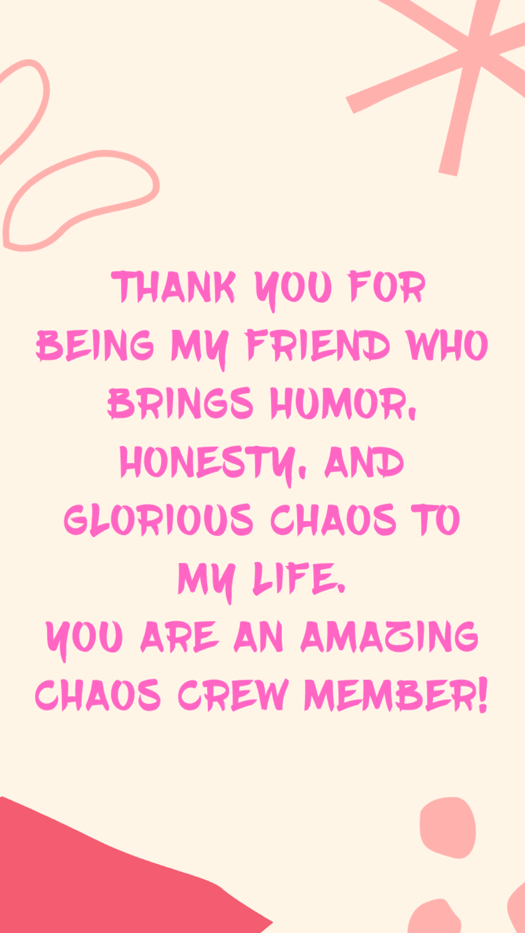 Chaos Crew Friendship Phone Wallpapers - You're My Kind of Weird