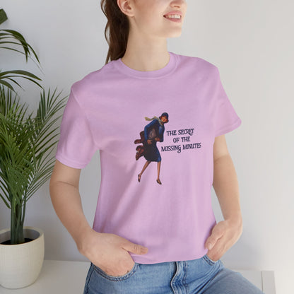 "The Secret of the Missing Minutes" Vintage Illustration Tee - You're My Kind of Weird