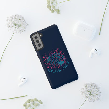"Wired for Wonder" Brain Tech Design Samsung Galaxy Phone Case - You're My Kind of Weird
