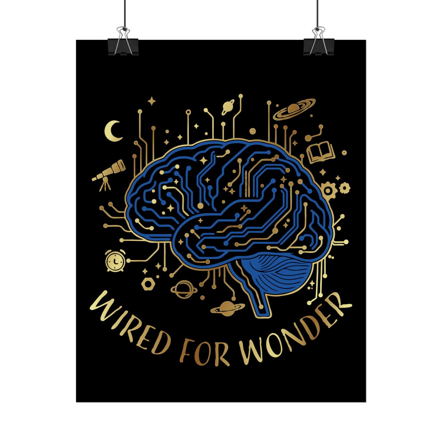 Rolled Poster — Wired for Wonder Art Print - You're My Kind of Weird