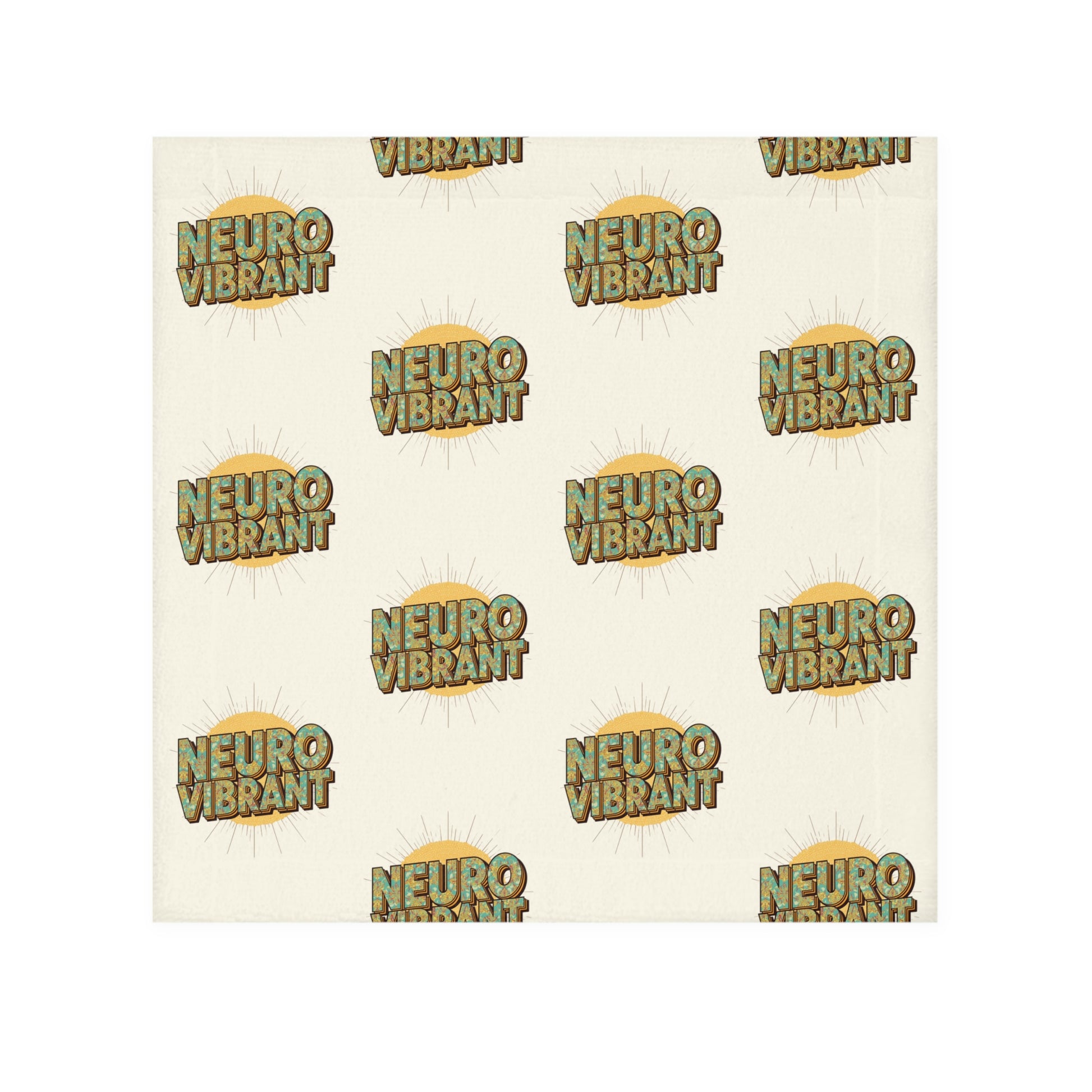 NeuroVibrant Face Towel — Soft Printed Facial Washcloth - You're My Kind of Weird