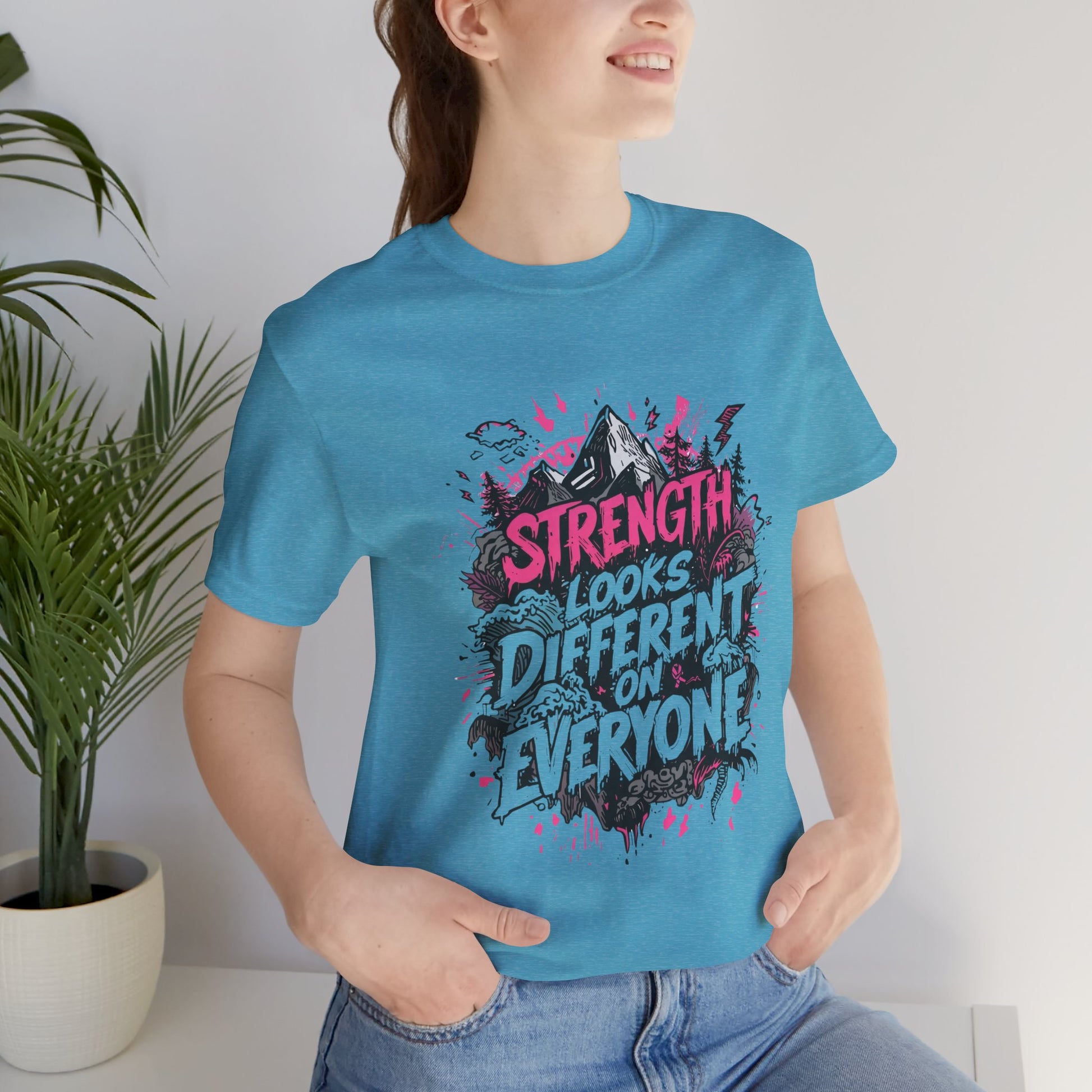 Strength Looks Different Grunge - Inspired Unisex Shirt - You're My Kind of Weird