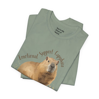 Emotional Support Capybara Shirt - You're My Kind of Weird