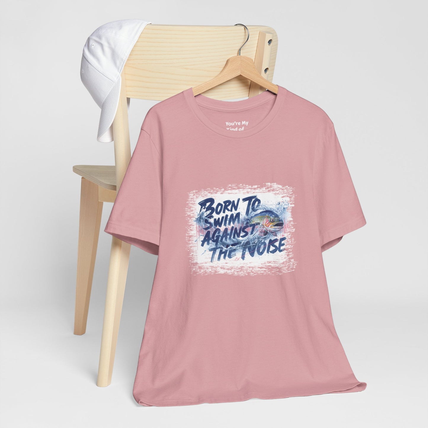 Born to Swim Against the Noise Shirt | Mindful Gift for Creatives & Deep Thinkers - You're My Kind of Weird
