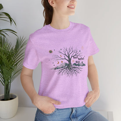 Rest. Reflect. Rise. Solstice Shirt | Mindful Winter Solstice Tee - You're My Kind of Weird