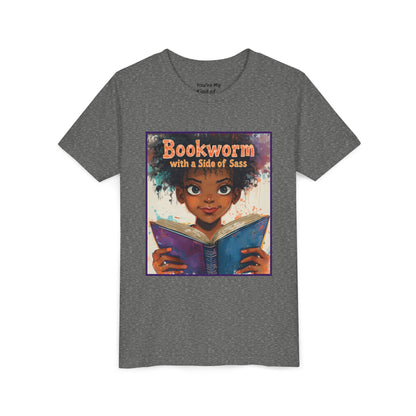 Kids Bookworm Sass Tee, Fun T-Shirt for Young Readers, Gift for Book Lovers, Back to School Apparel, Cute Kid's Graphic Tee