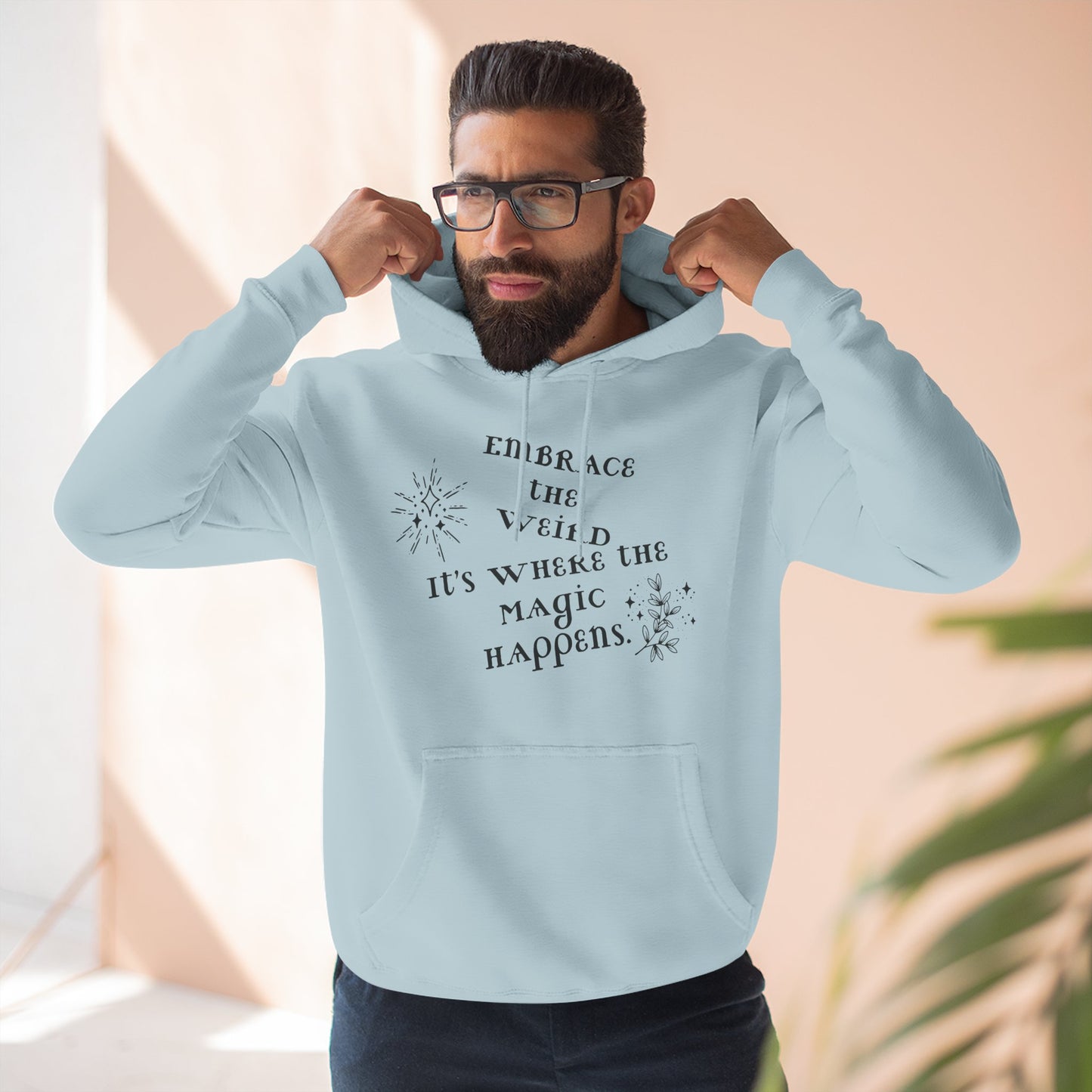 Embrace the Weird Fleece Hoodie | Comfortable Magic Happens Hoodie, Cozy Casual Wear, Unique Gift for Creatives, Inspirational [...]