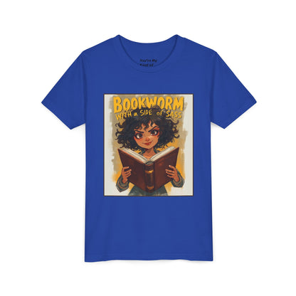 Kids Bookworm Sass Tee, Fun T-Shirt for Young Readers, Gift for Book Lovers, Back to School Apparel, Cute Kid's Graphic Tee
