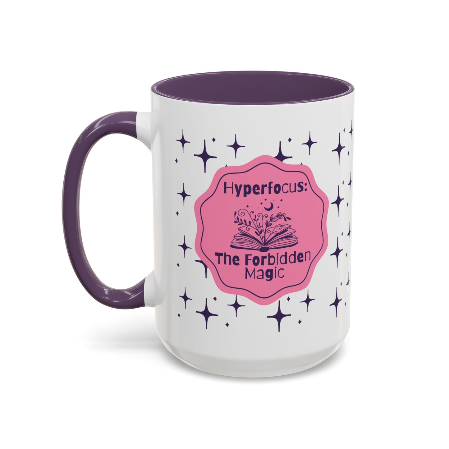 Hyperfocus Magic Coffee Mug — 'Hyperfocus: The Forbidden Magic' Accent Ceramic Mug - You're My Kind of Weird