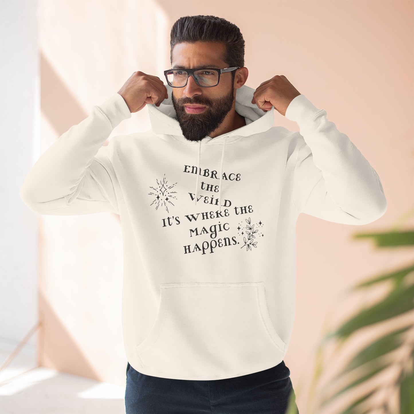 Embrace the Weird Fleece Hoodie | Comfortable Magic Happens Hoodie, Cozy Casual Wear, Unique Gift for Creatives, Inspirational [...]