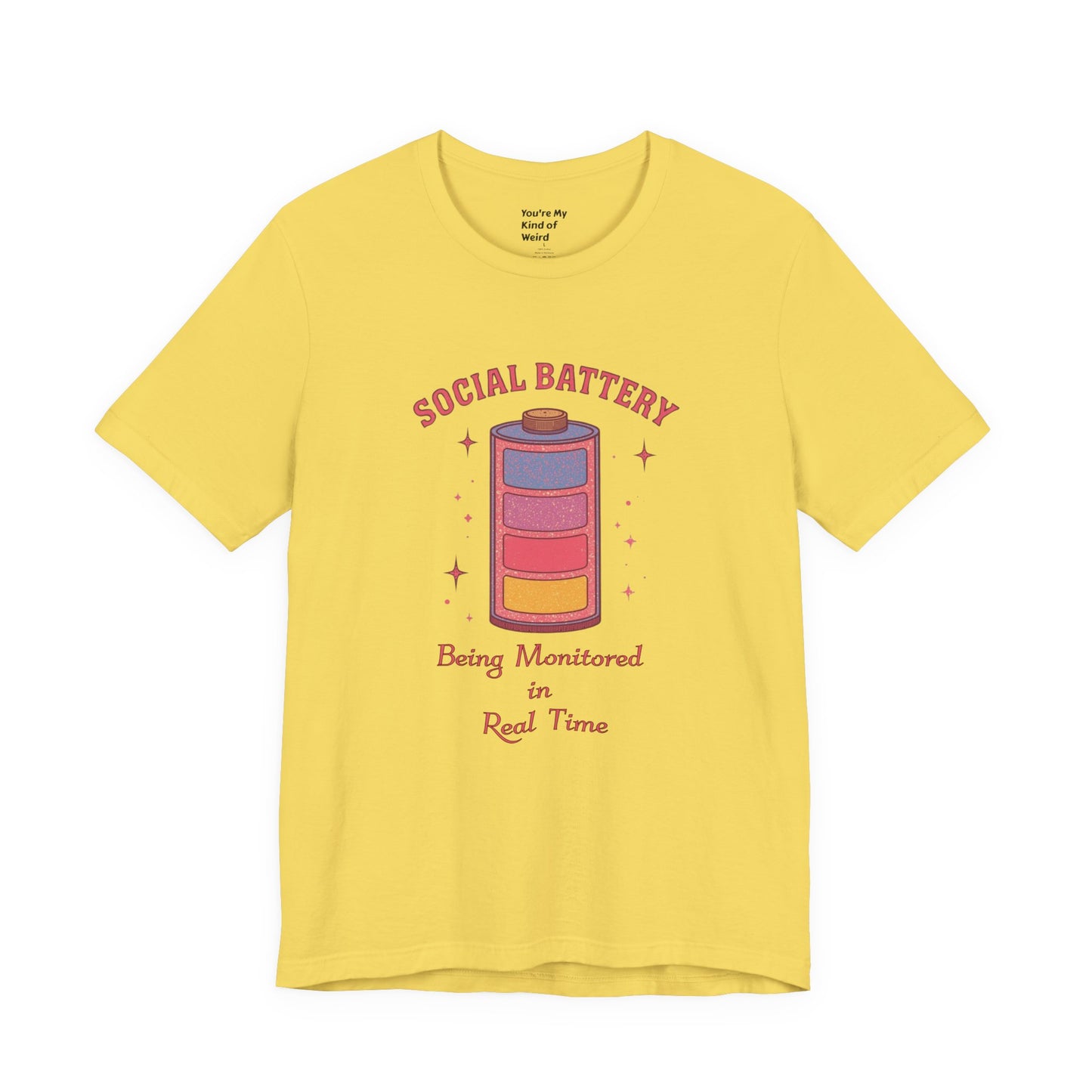 Social Battery Shirt | Neurodivergent Introvert Tee - You're My Kind of Weird