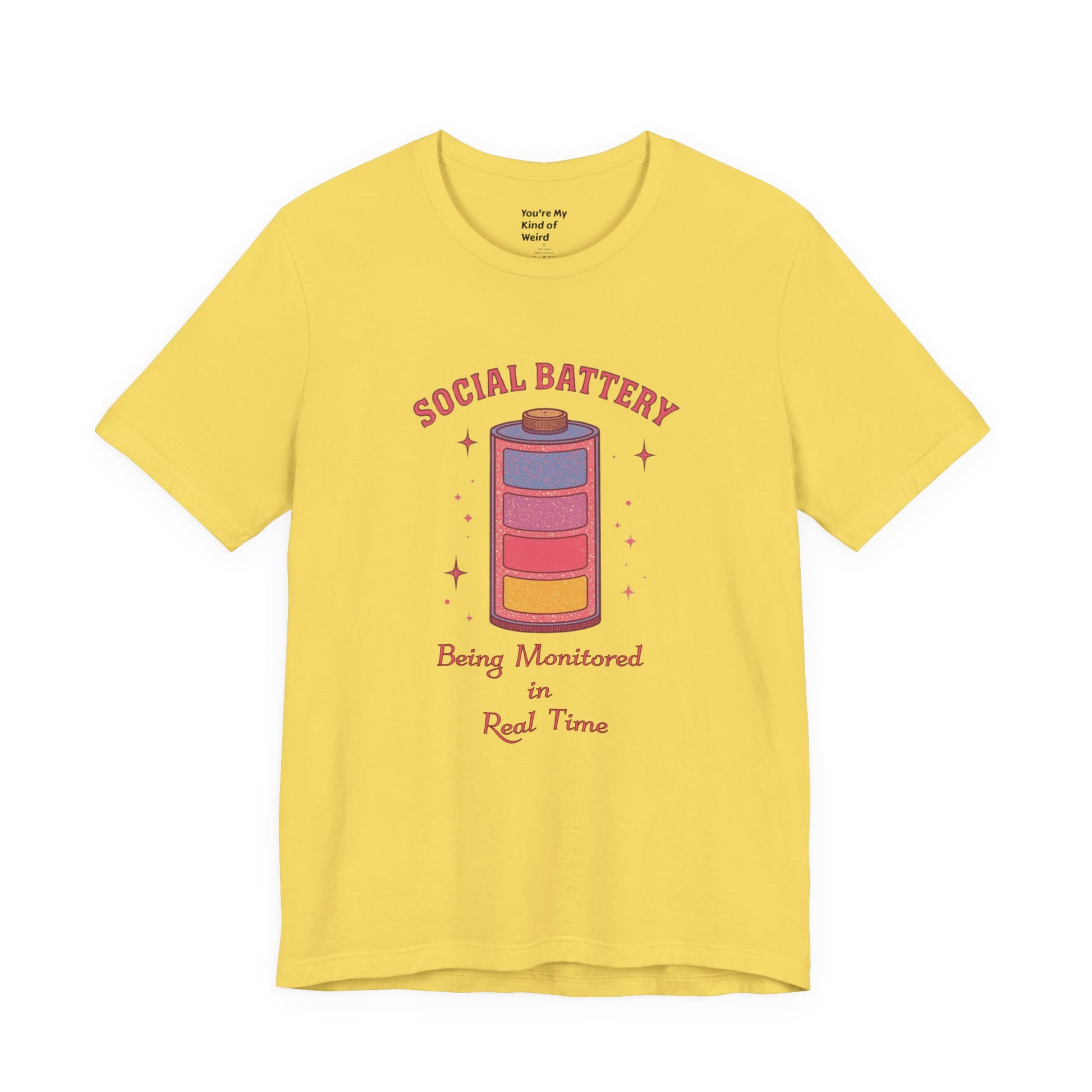 Social Battery Shirt | Neurodivergent Introvert Tee - You're My Kind of Weird