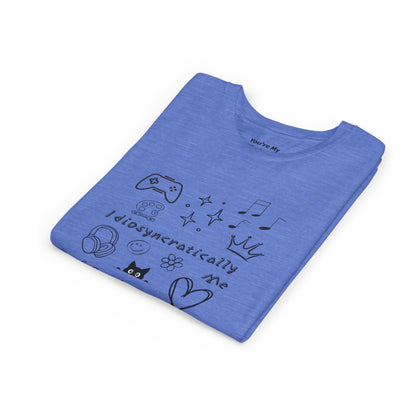 Idiosyncratically Me Youth Tee *CUSTOMIZE* | Pick doodles that are meaningful to YOU - You're My Kind of Weird