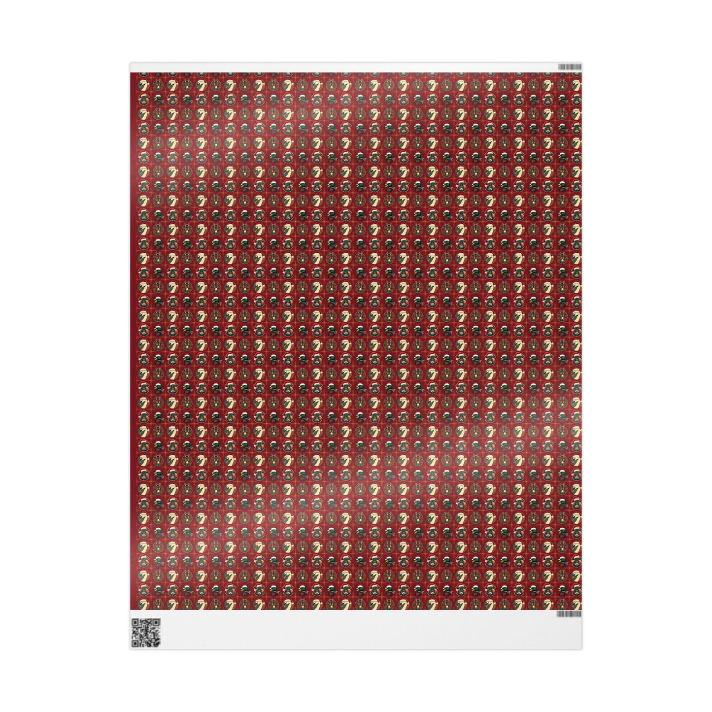 Festive Animal Wrapping Paper – Cow, Duck, Swan & Donkey Christmas Gift Wrap | Holiday Fine Art Paper - You're My Kind of Weird
