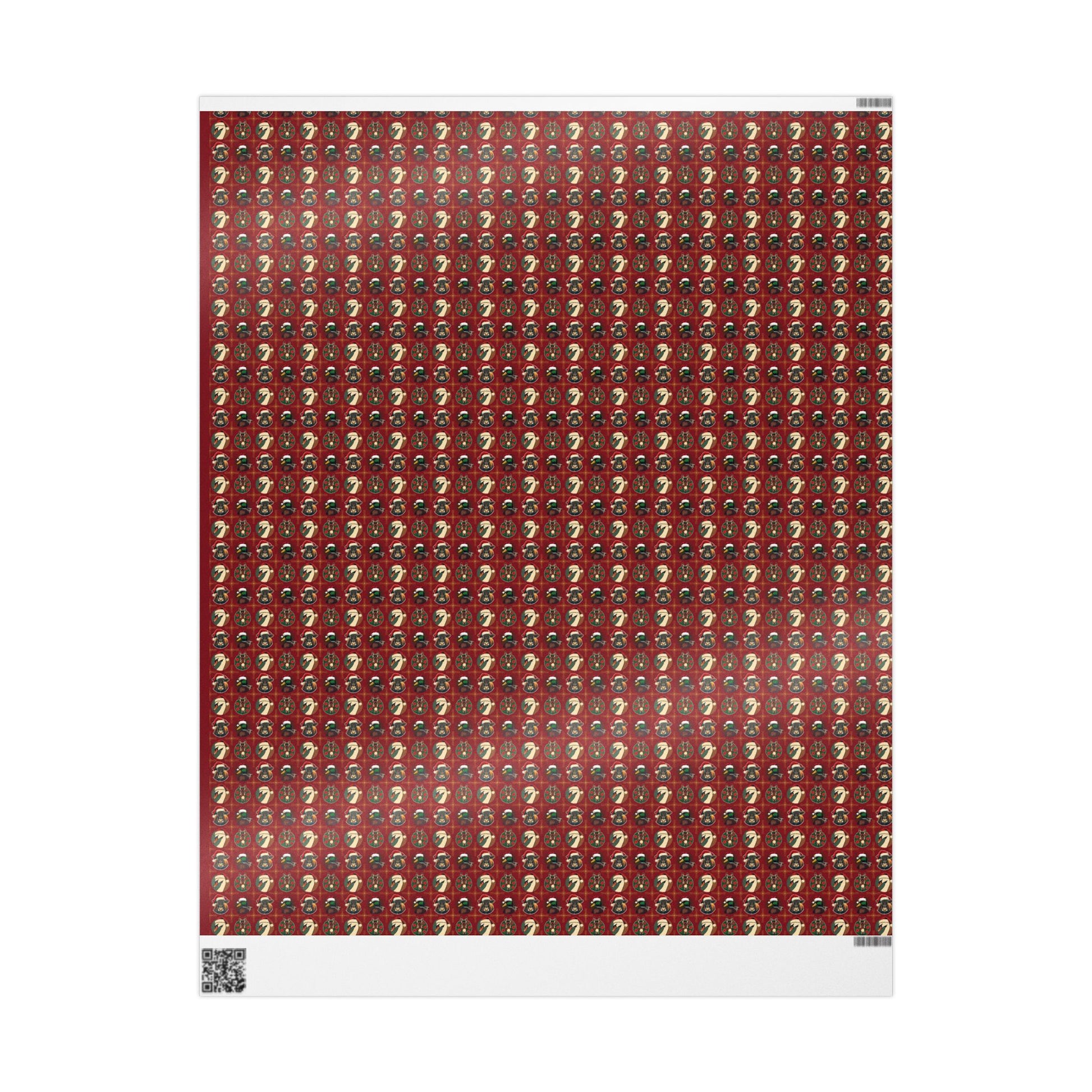 Festive Animal Wrapping Paper – Cow, Duck, Swan & Donkey Christmas Gift Wrap | Holiday Fine Art Paper - You're My Kind of Weird