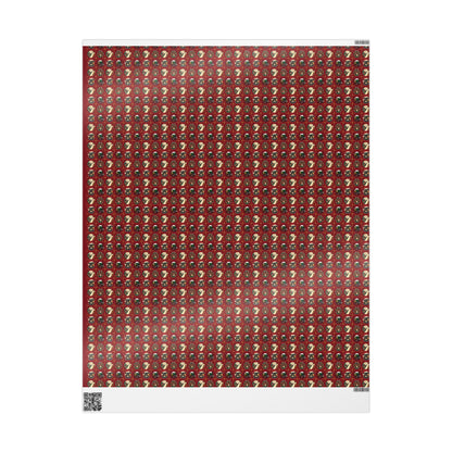 Festive Animal Wrapping Paper – Cow, Duck, Swan & Donkey Christmas Gift Wrap | Holiday Fine Art Paper - You're My Kind of Weird