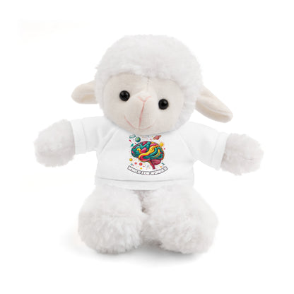 Plush Animals with Colorful Wired for Wonder shirt - You're My Kind of Weird