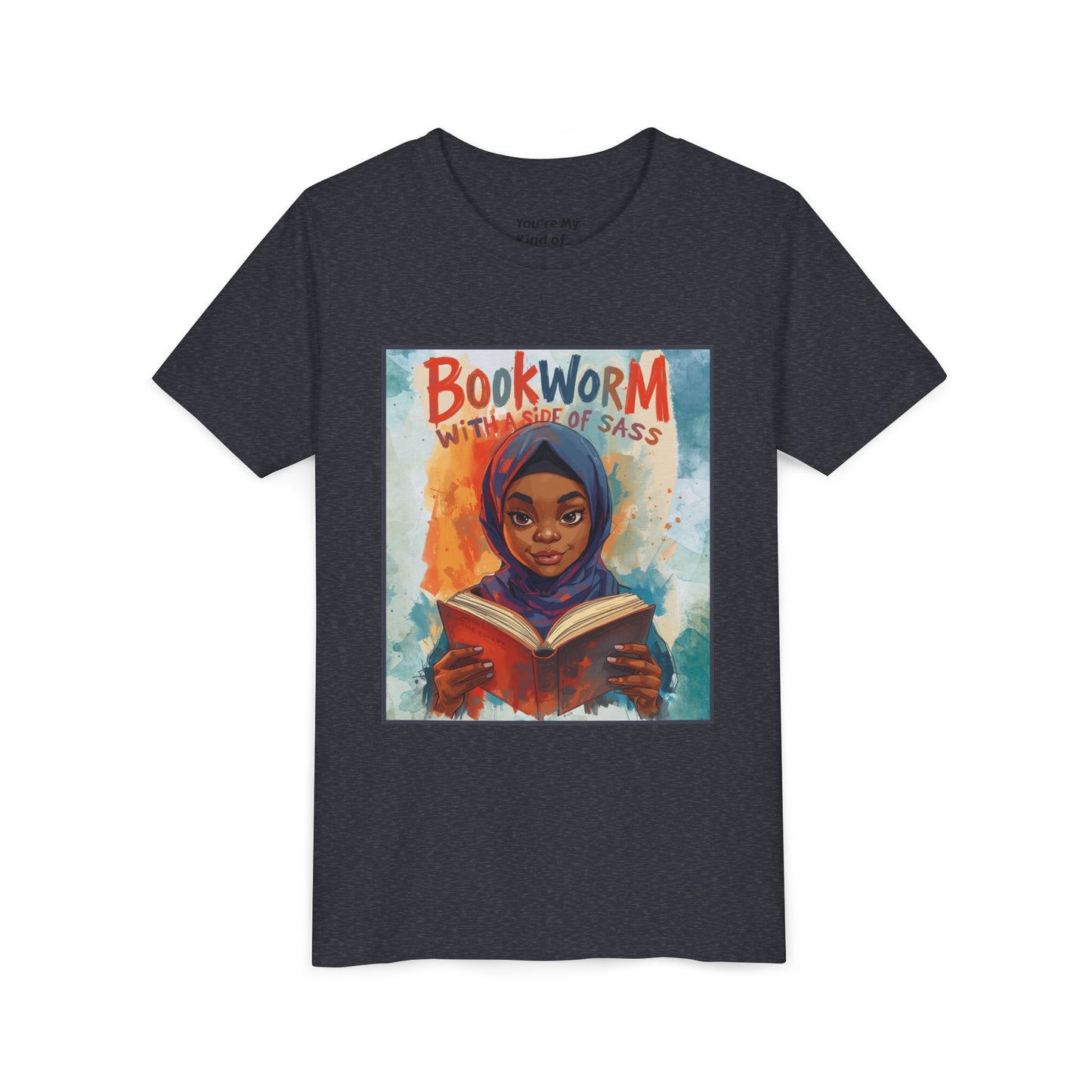 Kids Bookworm Sass Tee, Fun T-Shirt for Young Readers, Gift for Book Lovers, Back to School Apparel, Cute Kid's Graphic Tee