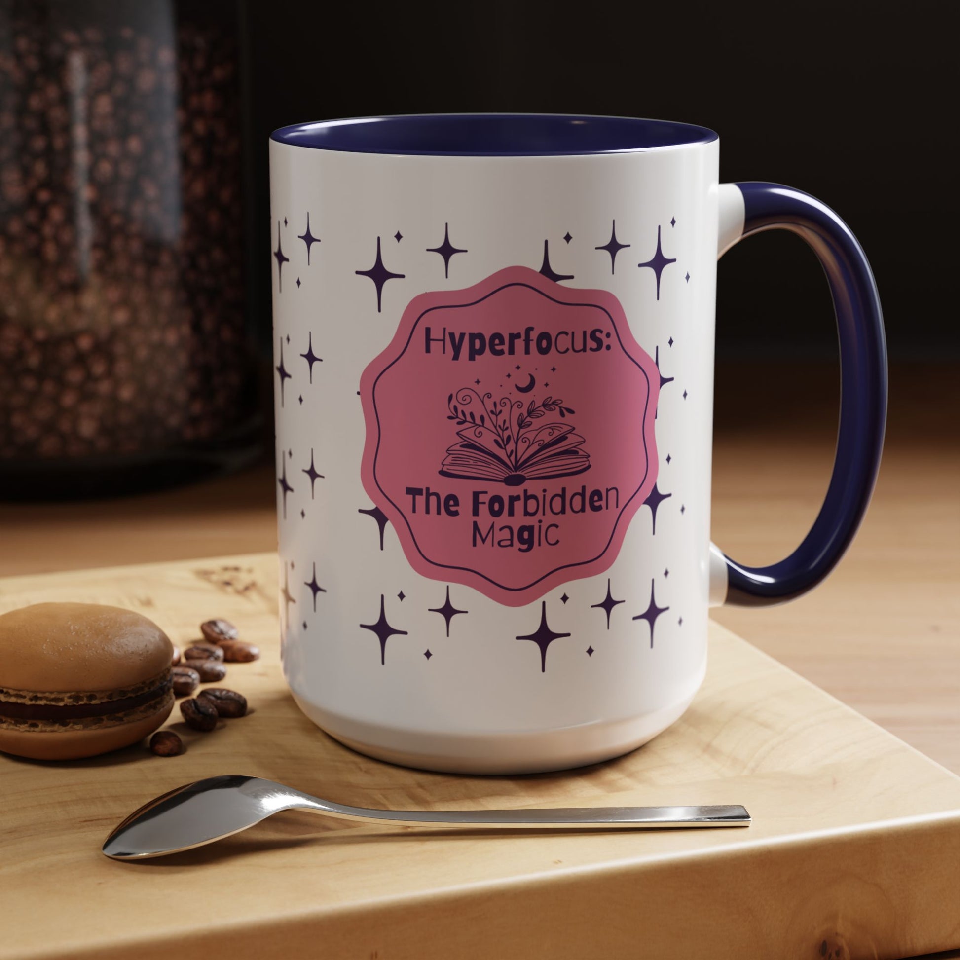 Hyperfocus Magic Coffee Mug — 'Hyperfocus: The Forbidden Magic' Accent Ceramic Mug - You're My Kind of Weird