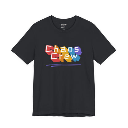 Chaos Crew Tee — Colorful Retro Graffiti Graphic T-Shirt - You're My Kind of Weird