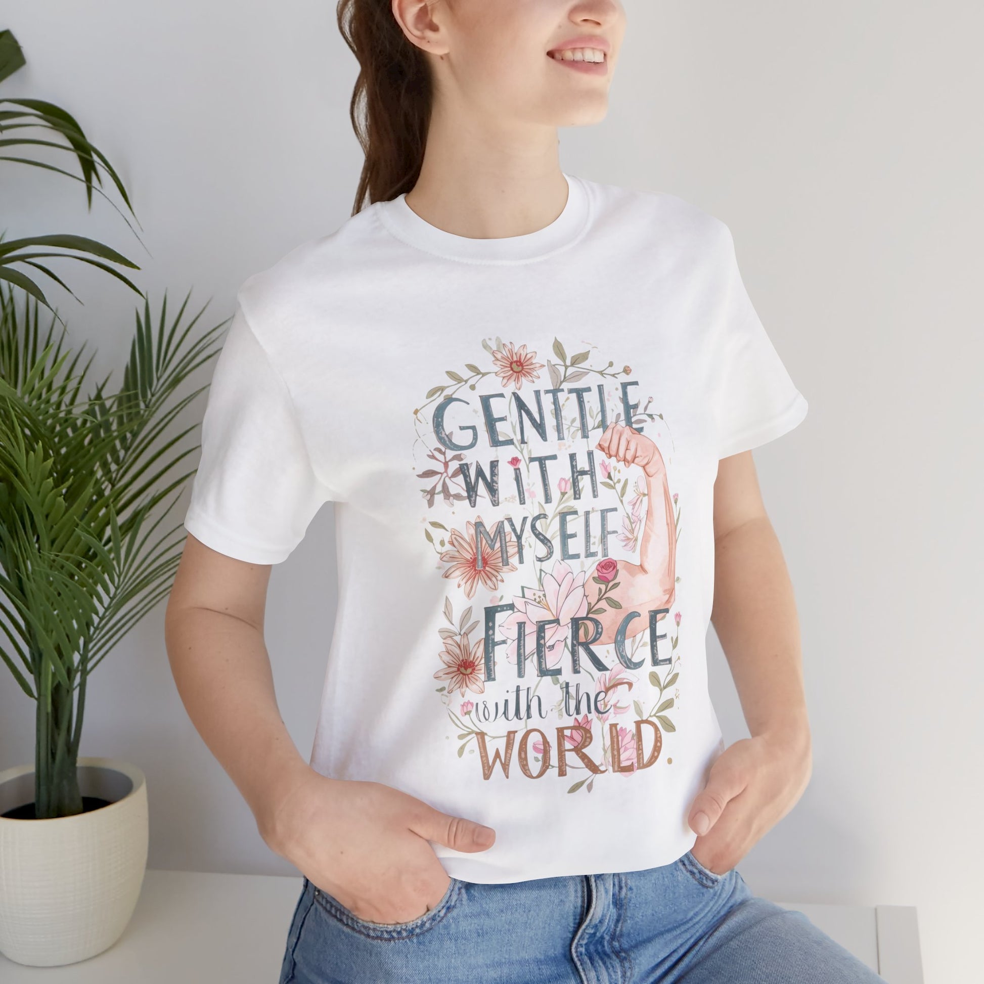 Fierce & Gentle Tee, Empowerment T-Shirt, Self-Care Apparel - You're My Kind of Weird T-Shirt