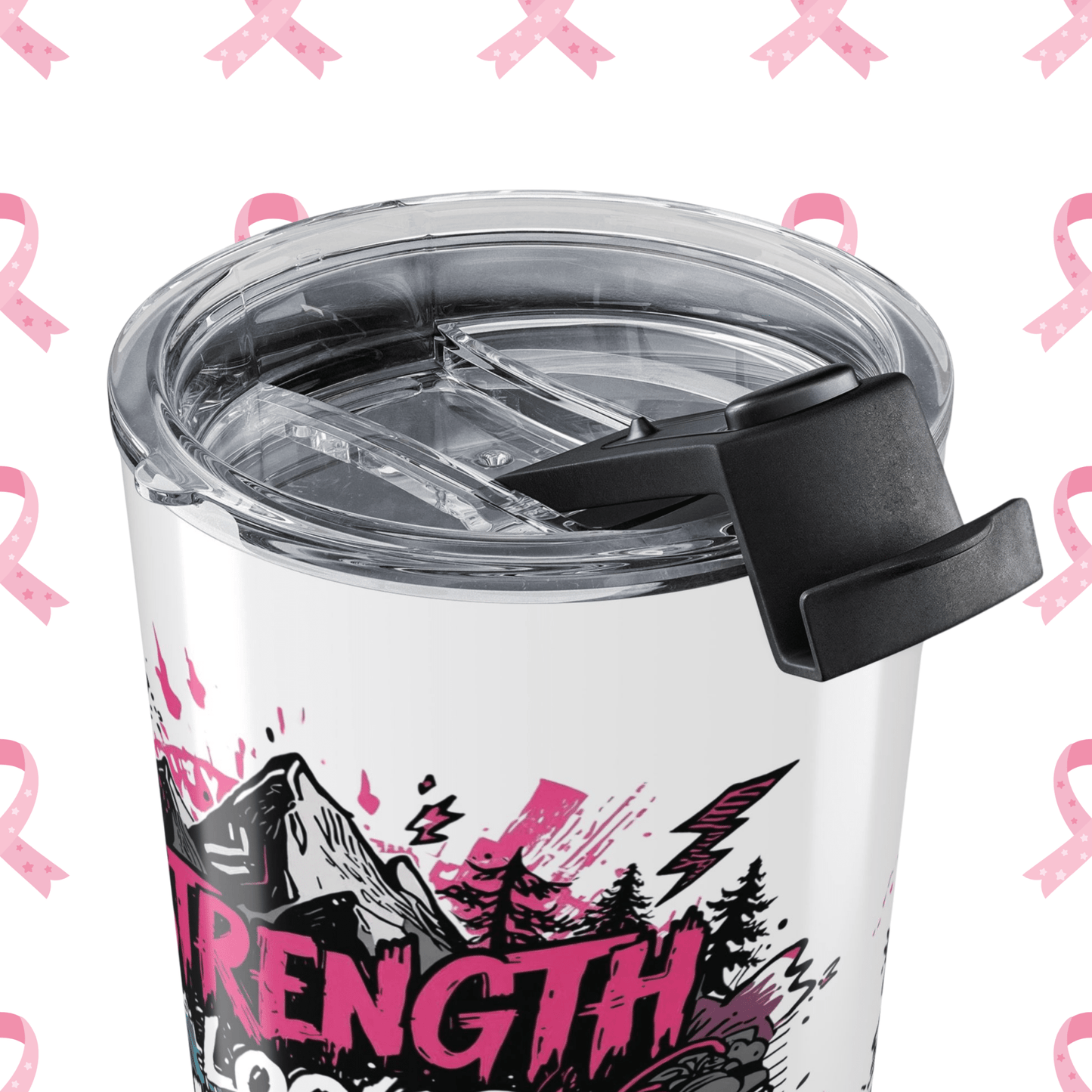 Strength is Different for Everyone Tumbler | 20oz Motivational Travel Mug | - You're My Kind of Weird