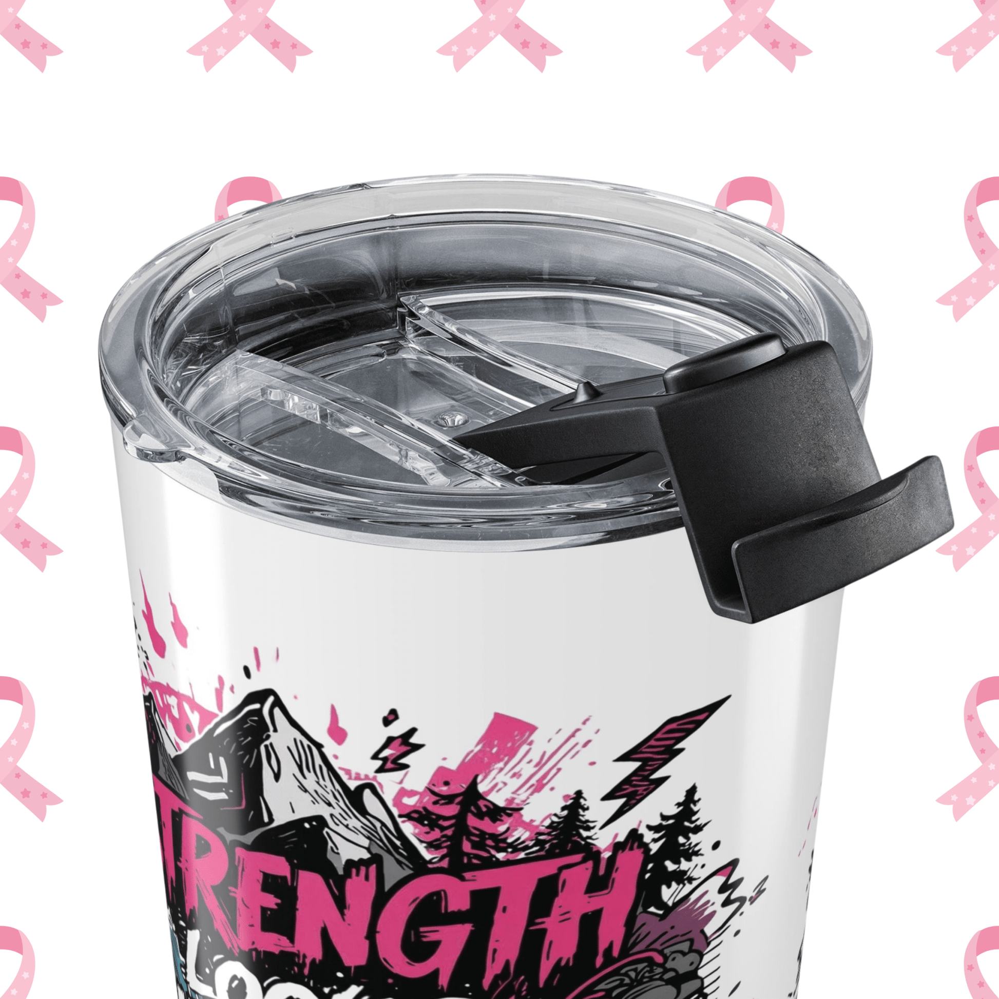 Strength is Different for Everyone Tumbler | 20oz Motivational Travel Mug | - You're My Kind of Weird