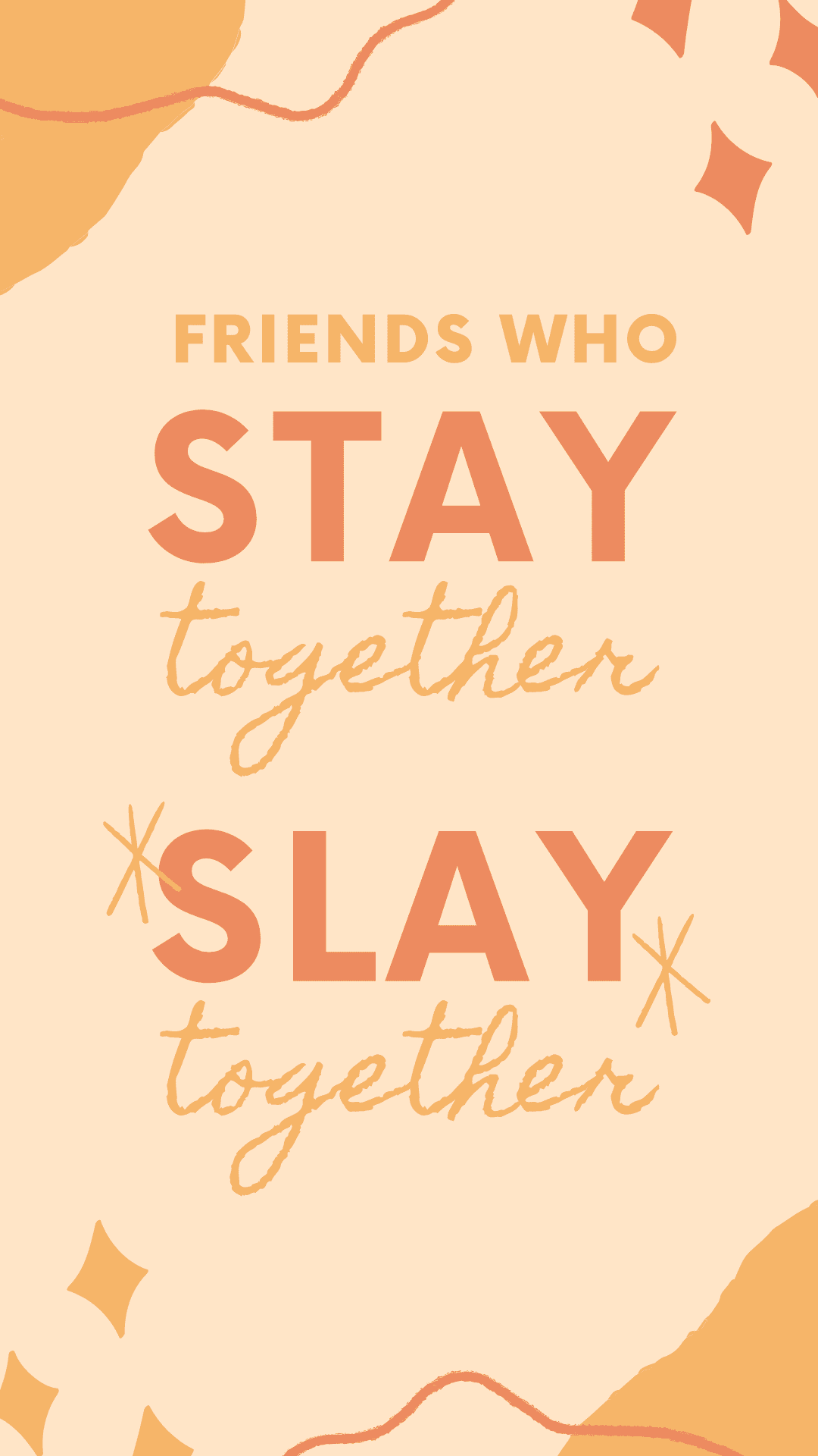 Chaos Crew Friendship Phone Wallpapers - You're My Kind of Weird
