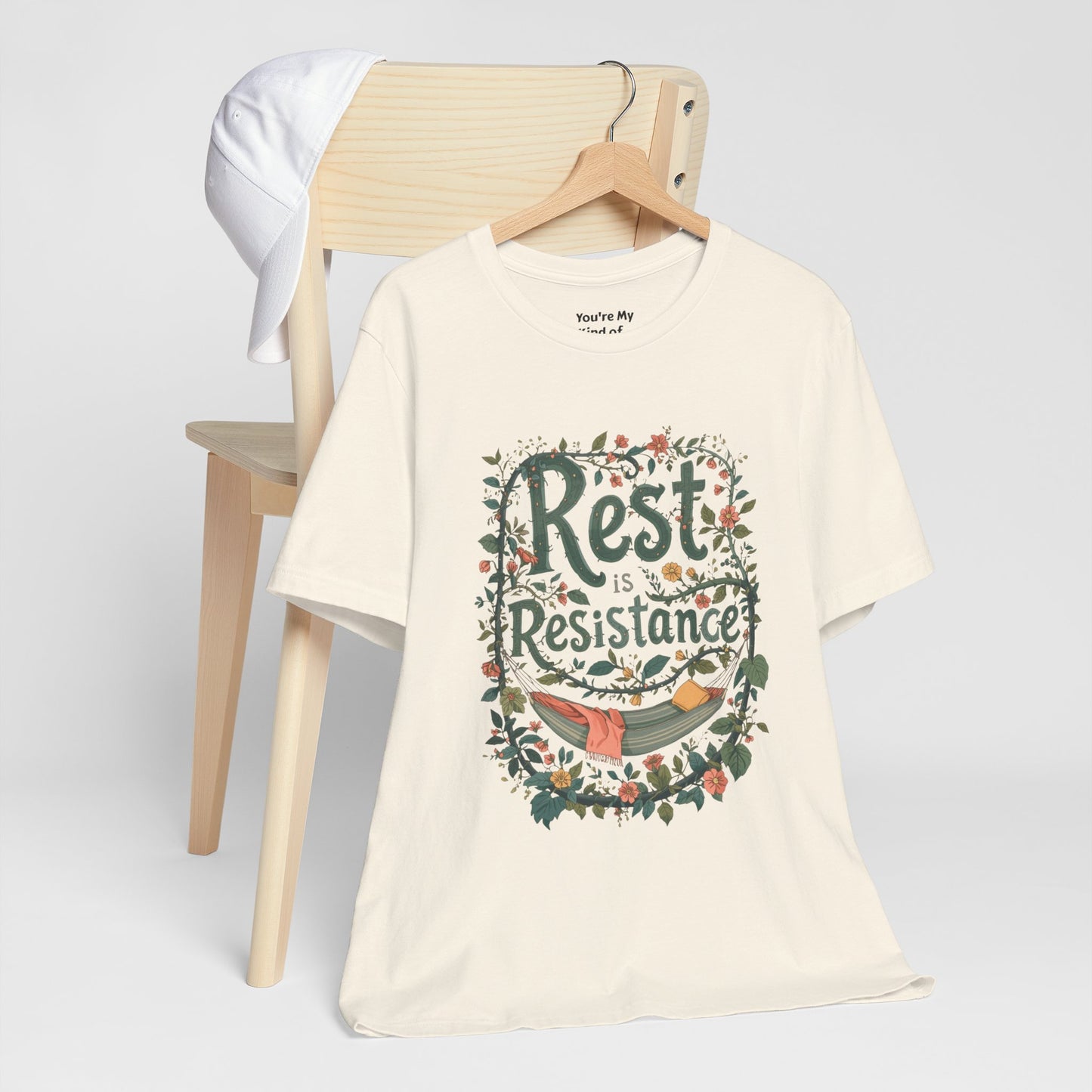 Rest is Resistance Tee, Motivational Shirt, Relaxation Apparel, Unisex Tee, Gift for Peace Lovers - You're My Kind of Weird