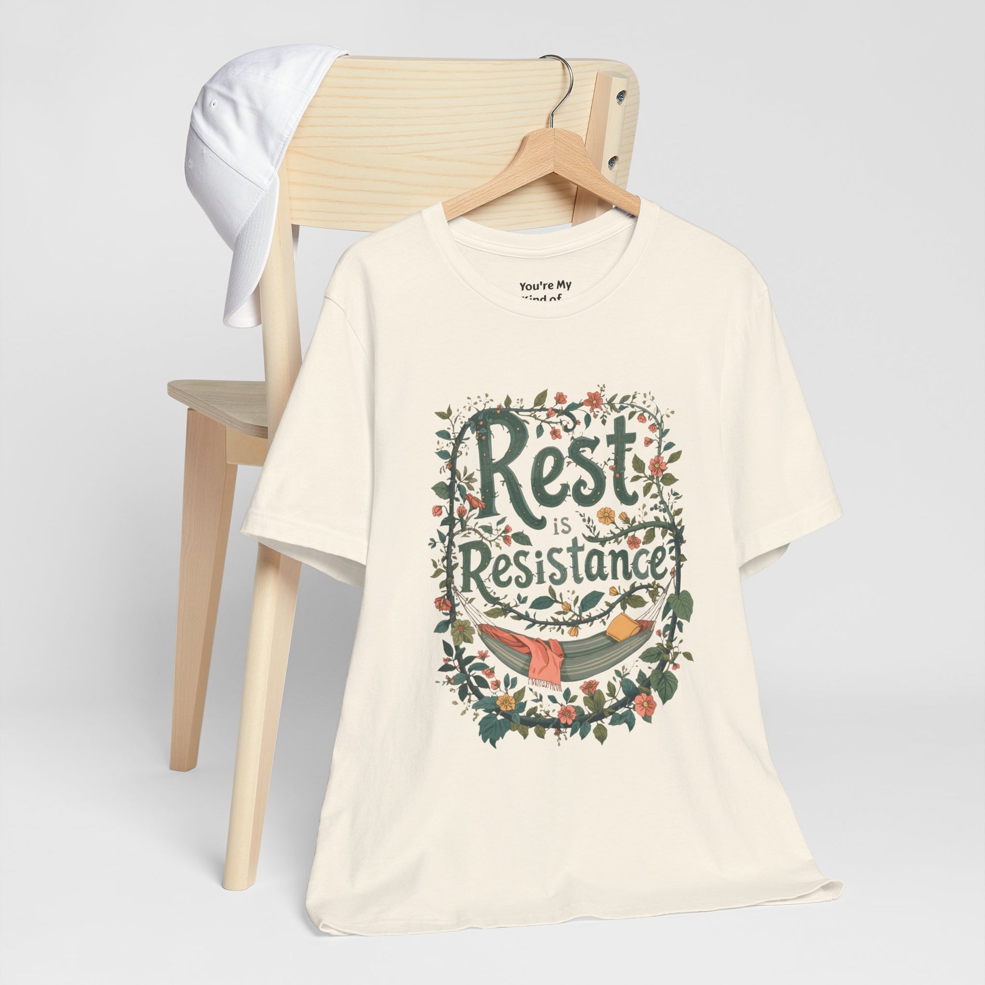 Rest is Resistance Tee, Motivational Shirt, Relaxation Apparel, Unisex Tee, Gift for Peace Lovers - You're My Kind of Weird