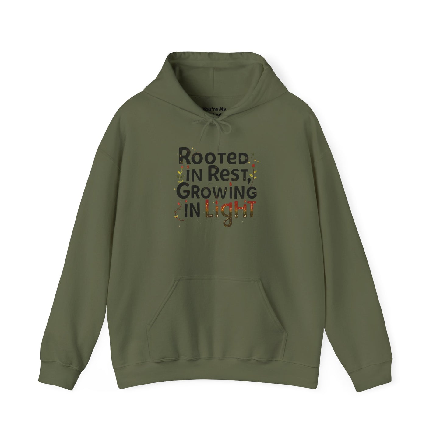 Rooted in Rest, Growing in Light Hoodie | Cozy Kwanzaa Sweatshirt - You're My Kind of Weird