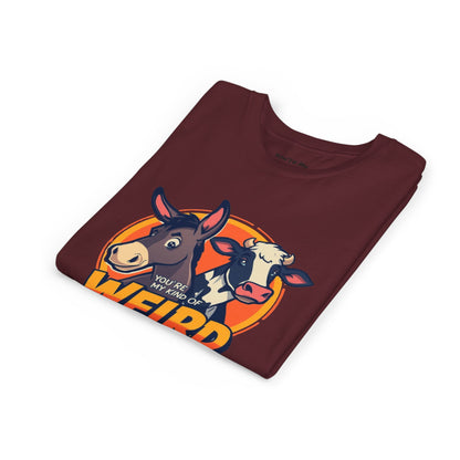Weird Animal Kids Tee - Fun Gift for Birthdays, Schools, Animal Lovers, Halloween, Parties