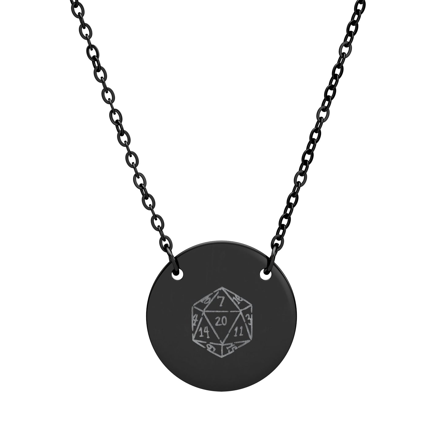 D20 Necklace DnD Dice and Geek Chic Jewelry - You're My Kind of Weird