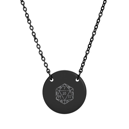 D20 Necklace DnD Dice and Geek Chic Jewelry - You're My Kind of Weird