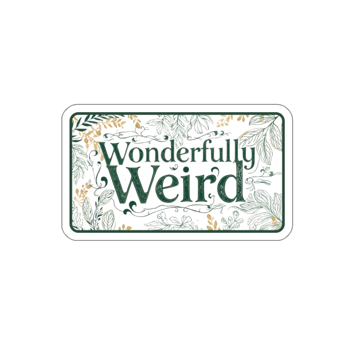 Whimsical Die-Cut Stickers - Wonderful Gift for Friends, Quirky Decor, Laptop Stickers, Unique Party Favors, Nature-Inspired Art