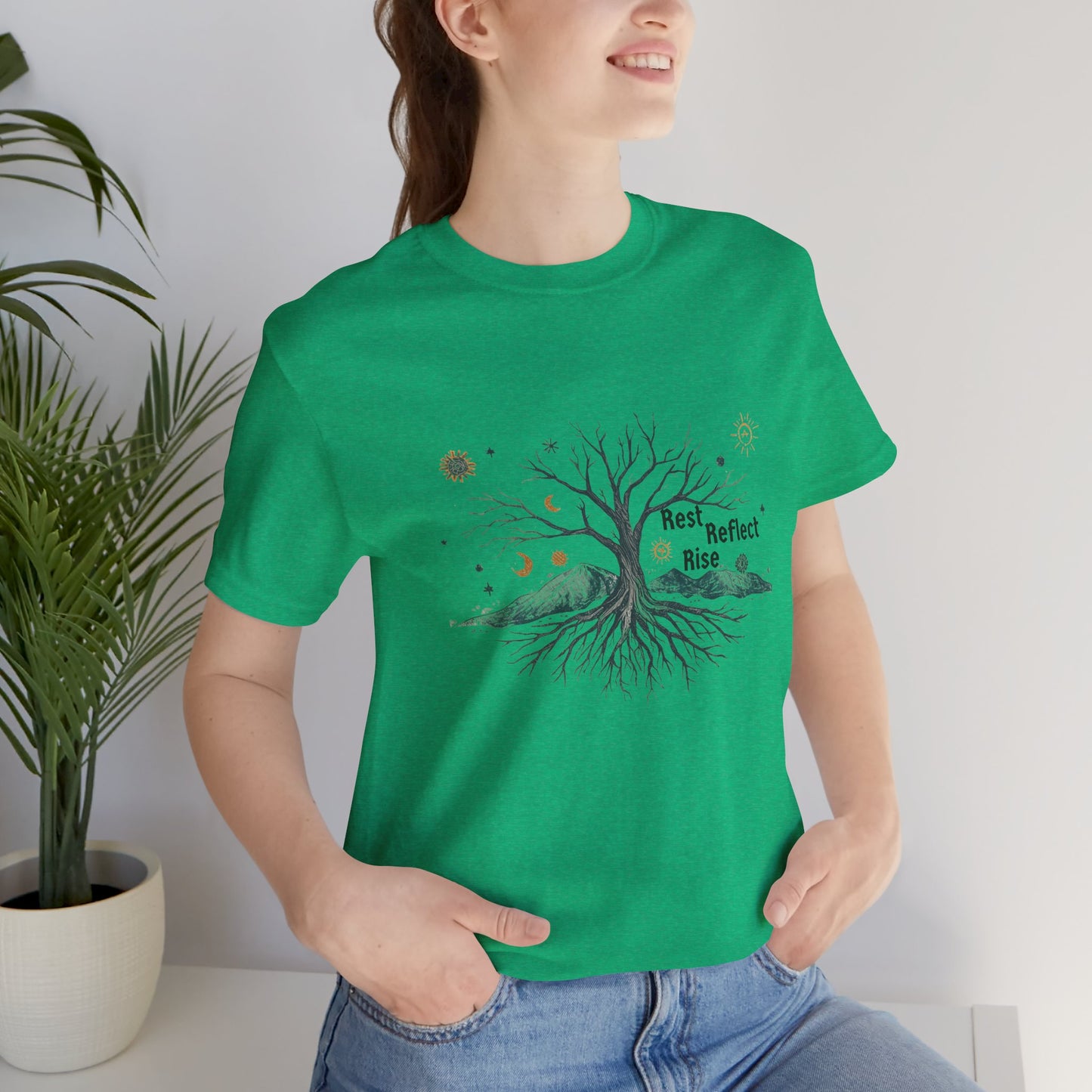 Rest. Reflect. Rise. Solstice Shirt | Mindful Winter Solstice Tee - You're My Kind of Weird