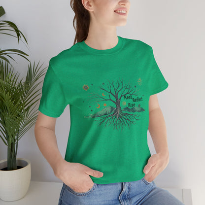Rest. Reflect. Rise. Solstice Shirt | Mindful Winter Solstice Tee - You're My Kind of Weird