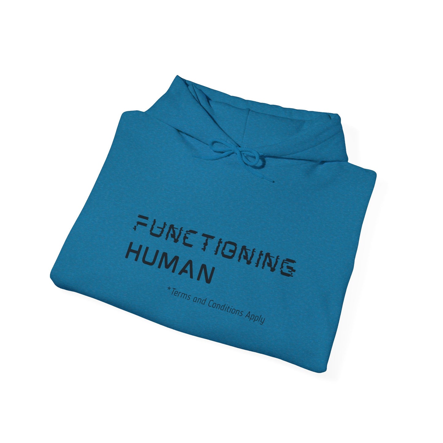 Functioning Human Hoodie – Funny Unisex Heavy Blend™ Sweatshirt, Cozy Cotton-Poly Blend, Casual Gift