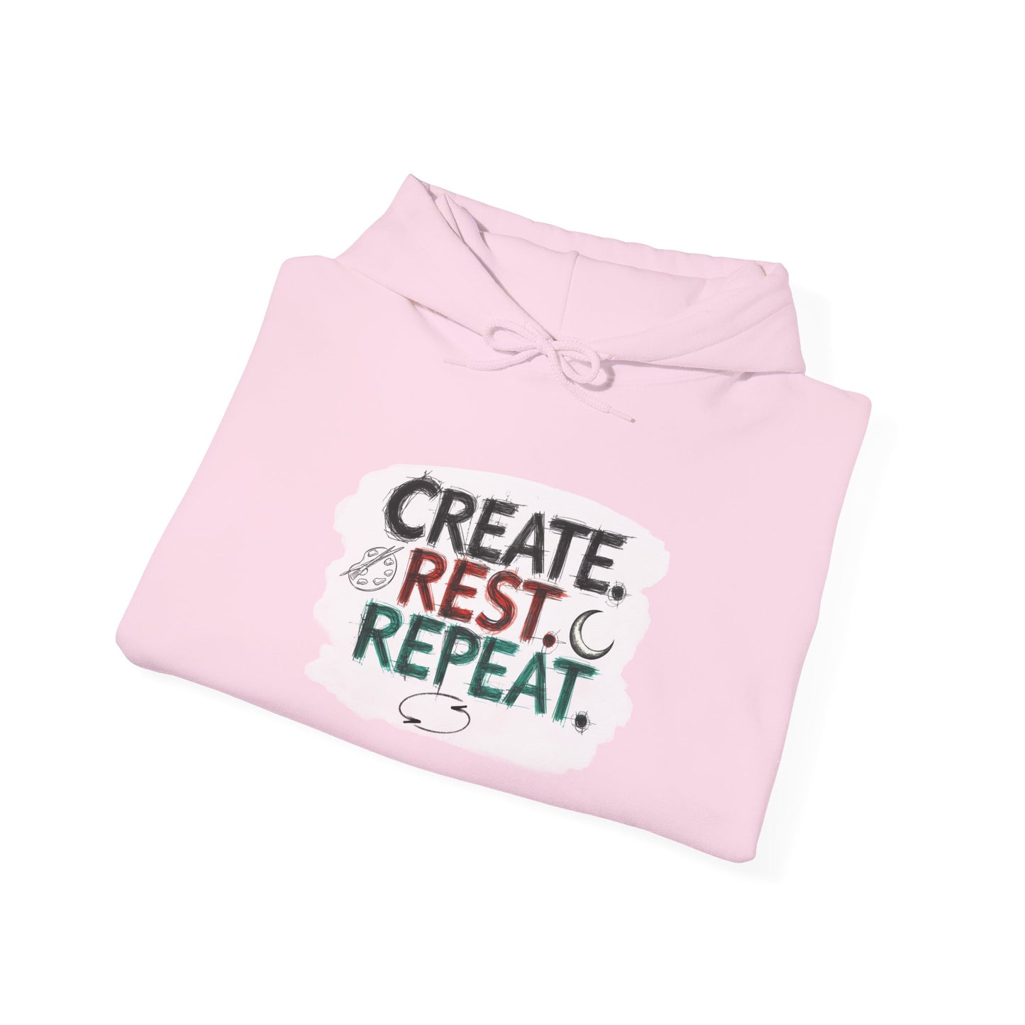 Create. Rest. Repeat. Hoodie | Cozy Kwanzaa & Mindful Sweatshirt - You're My Kind of Weird