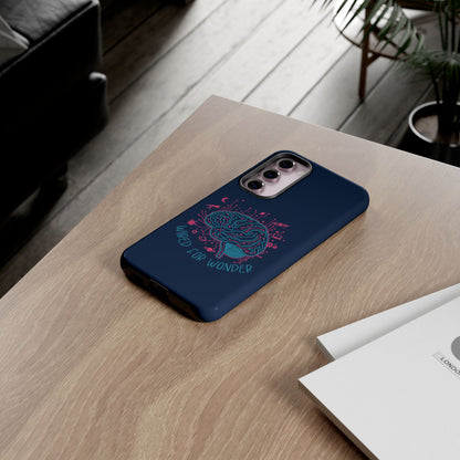 "Wired for Wonder" Brain Tech Design Samsung Galaxy Phone Case - You're My Kind of Weird