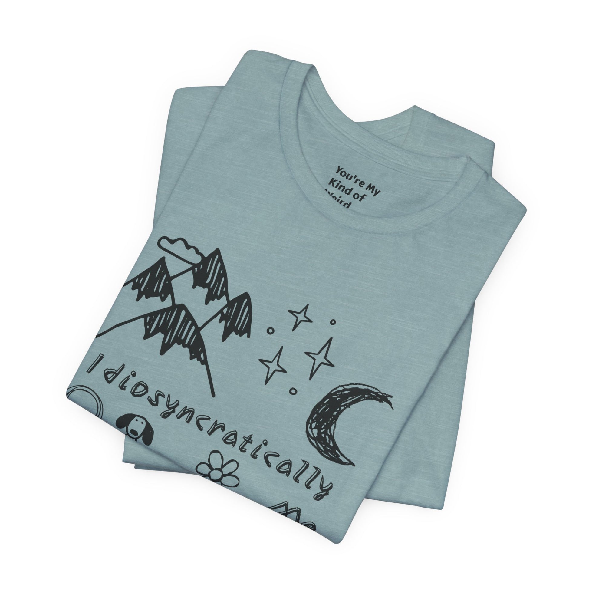 Customized Idiosyncratically Me doodle collage tee - You're My Kind of Weird