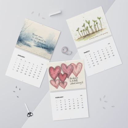 The Gentle Year: A Neurodivergent - Affirming 2026 Wall Calendar - You're My Kind of Weird